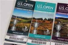Full Set of 2015 US Open at Chambers Bay Ticket Set - 8 Tickets - Jordan Spieth