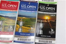 Full Set of 2015 US Open at Chambers Bay Ticket Set - 8 Tickets - Jordan Spieth