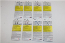 Full Set of 2015 US Open at Chambers Bay Ticket Set - 8 Tickets - Jordan Spieth