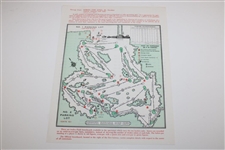 1986 Masters Tournament Thursday-Sunday Pairing Sheets - Nicklaus 6th Masters Win