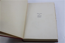 1936 'Fifty Years of American Golf' Ltd Ed  #22/355 Book Signed by Author H.B. Martin w/Slipcover