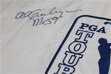 Al Geiberger Signed PGA Tour Embroidered Flag with 'Mr. 59' JSA ALOA