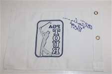 Al Geiberger Signed PGA Tour Embroidered Flag with 'Mr. 59' JSA ALOA