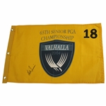 Hale Irwin Signed 2004 Senior PGA at Valhalla Yellow Screen Flag JSA ALOA