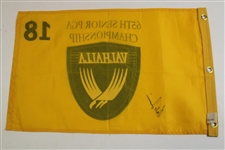 Hale Irwin Signed 2004 Senior PGA at Valhalla Yellow Screen Flag JSA ALOA