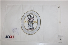 Martin Kaymer Signed 2014 US Open at Pinehurst Embroidered White Flag JSA ALOA