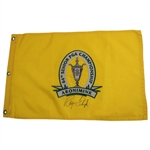Venturi, Floyd, ChiCi & Jerry Rice Signed 2003 Sr PGA at Aronimink Embroidered Flags JSA ALOA