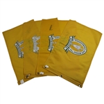 Venturi, Floyd, ChiCi & Jerry Rice Signed 2003 Sr PGA at Aronimink Embroidered Flags JSA ALOA