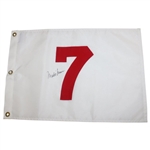 Player, Trevino, O'Meara & Floyd Signed Red/White Holes 5-6-7-8 Embroidered Flags JSA ALOA