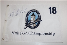 Vijay Singh Signed 2000 & 2007 PGA Championship Flags - Valhalla & Southern Hills JSA ALOA