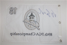 Vijay Singh Signed 2000 & 2007 PGA Championship Flags - Valhalla & Southern Hills JSA ALOA