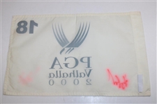 Vijay Singh Signed 2000 & 2007 PGA Championship Flags - Valhalla & Southern Hills JSA ALOA