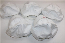 Daly, Player, Kite, Singh & Floyd Signed White PGA Tour Hats JSA ALOA