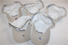 Daly, Player, Kite, Singh & Floyd Signed White PGA Tour Hats JSA ALOA