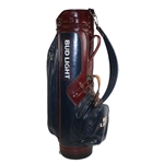 Bud Light Novelty Full Size Navy/Red Golf Bag