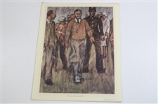 1966 'The History of Golf' 8 Original Lithographs in Booklet
