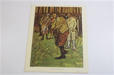 1966 'The History of Golf' 8 Original Lithographs in Booklet