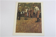 1966 'The History of Golf' 8 Original Lithographs in Booklet