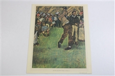 1966 'The History of Golf' 8 Original Lithographs in Booklet