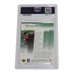 Tiger Woods Signed 2001 Upper Deck Golf Card #1 PSA/DNA #93202123 Auto Grade 9