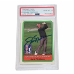 Jack Nicklaus Signed Pga Tour Statistical Leader Card PSA/DNA #85121622 Auto Grade 10