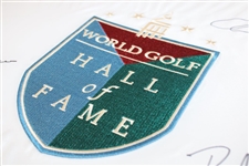 Goosen, Stephenson, Payne & Walters Signed World Golf Hall of Fame Flag JSA ALOA