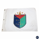 LPGA Founder Marlene Bauer Hagge Signed World Golf Hall of Fame Flag JSA ALOA