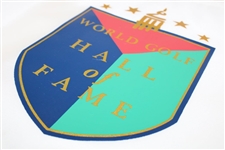 LPGA Founder Marlene Bauer Hagge Signed World Golf Hall of Fame Flag JSA ALOA