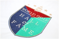 Love III, Woosnam, Mallon & Ochoa Signed World Golf Hall of Fame Flag JSA ALOA