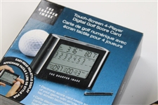 Four (4) Unopened Digital Touch-Screen 4 Player Score Cards in Boxes