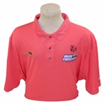 John Daly Signed Personal Chevrolet Pink Polo 3XL Golf Shirt w/Sponsors JSA ALOA