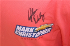 John Daly Signed Personal Chevrolet Pink Polo 3XL Golf Shirt w/Sponsors JSA ALOA