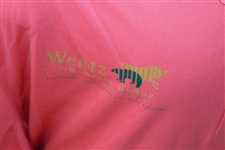 John Daly Signed Personal Chevrolet Pink Polo 3XL Golf Shirt w/Sponsors JSA ALOA