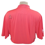 John Daly Signed Personal Chevrolet Pink Polo 3XL Golf Shirt w/Sponsors JSA ALOA