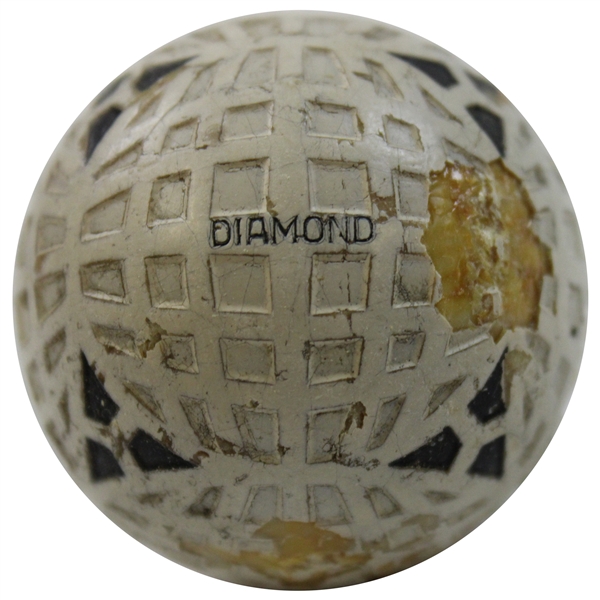 Vintage Mesh Pattern Diamond Golf Ball
