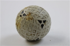 Vintage Mesh Pattern Diamond Golf Ball