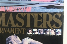 1980 Masters Tournament Augusta National Golf Club Japanese Matted Poster