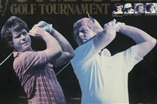 1980 Masters Tournament Augusta National Golf Club Japanese Matted Poster