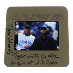 Tiger Woods Color Photo Negative - Joe Robbins 2002 US Open Bethpage Black 