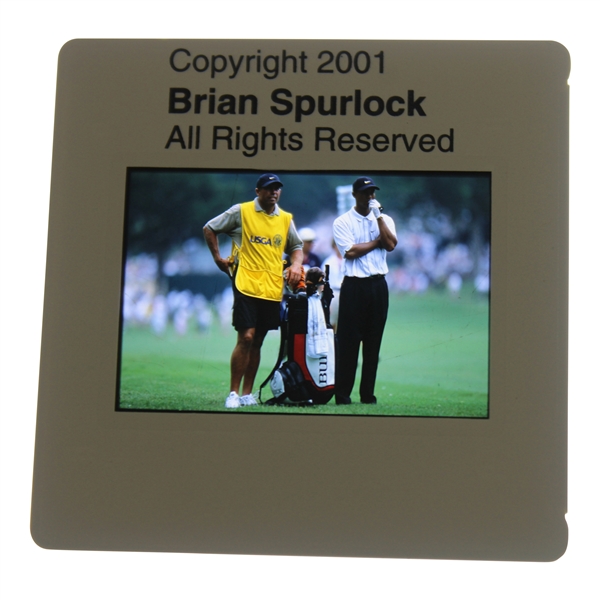 Tiger Woods Color Photo Negative - Brian Spurlock 2001