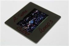 Tiger Woods Color Photo Negative - Handwritten Tiger Woods R. Seale 5/25/97