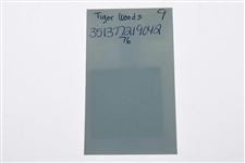 Tiger Woods Color Photo Negative - Handwritten Tiger Woods R. Seale 5/25/97