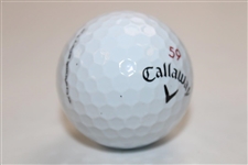 Annika Sorenstam Signed Callaway '59' Logo Golf Ball JSA ALOA