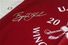 Bryson Dechambeau Signed 2020 US Open at Winged Foot Red Screen Flag PSA #AL68165