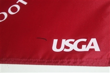 Bryson Dechambeau Signed 2020 US Open at Winged Foot Red Screen Flag PSA #AL68165