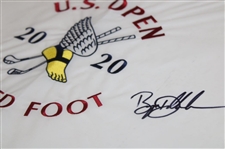 Bryson DeChambeau Signed 2020 US Open at Winged Foot Embroidered Flag PSA/DNA #AL68158
