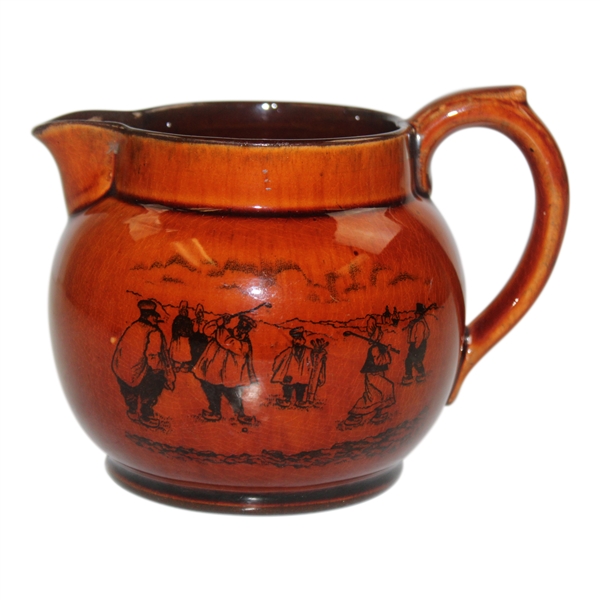 Circa 1900 Burslem Athlo Ware Pitcher