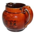 Circa 1900 Burslem Athlo Ware Pitcher