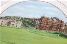 St. Andrews Ltd Ed AP No. 1 Millenium Aynsley Plate by Artist Bill Waugh