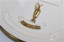 1995 The Old Course St. Andrews 'The Open' Plate No. 8 by Artist Bill Waugh in Box